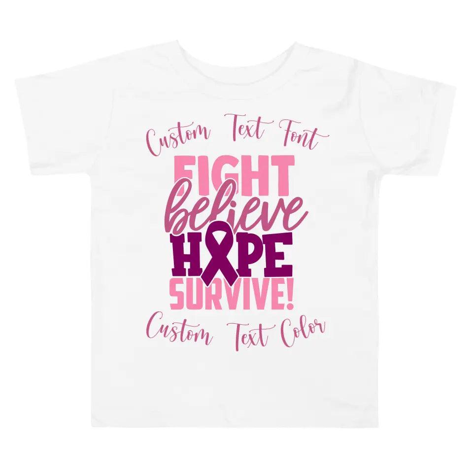 Custom Pink Cancer Awareness T-Shirt - ART-TSH064 - ARTFULANE