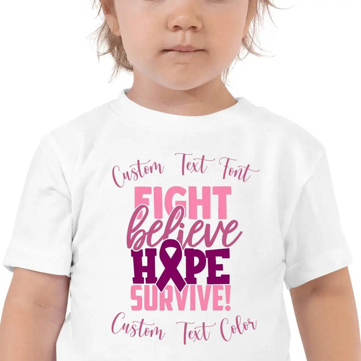 Custom Pink Cancer Awareness T-Shirt - ART-TSH064 - ARTFULANE