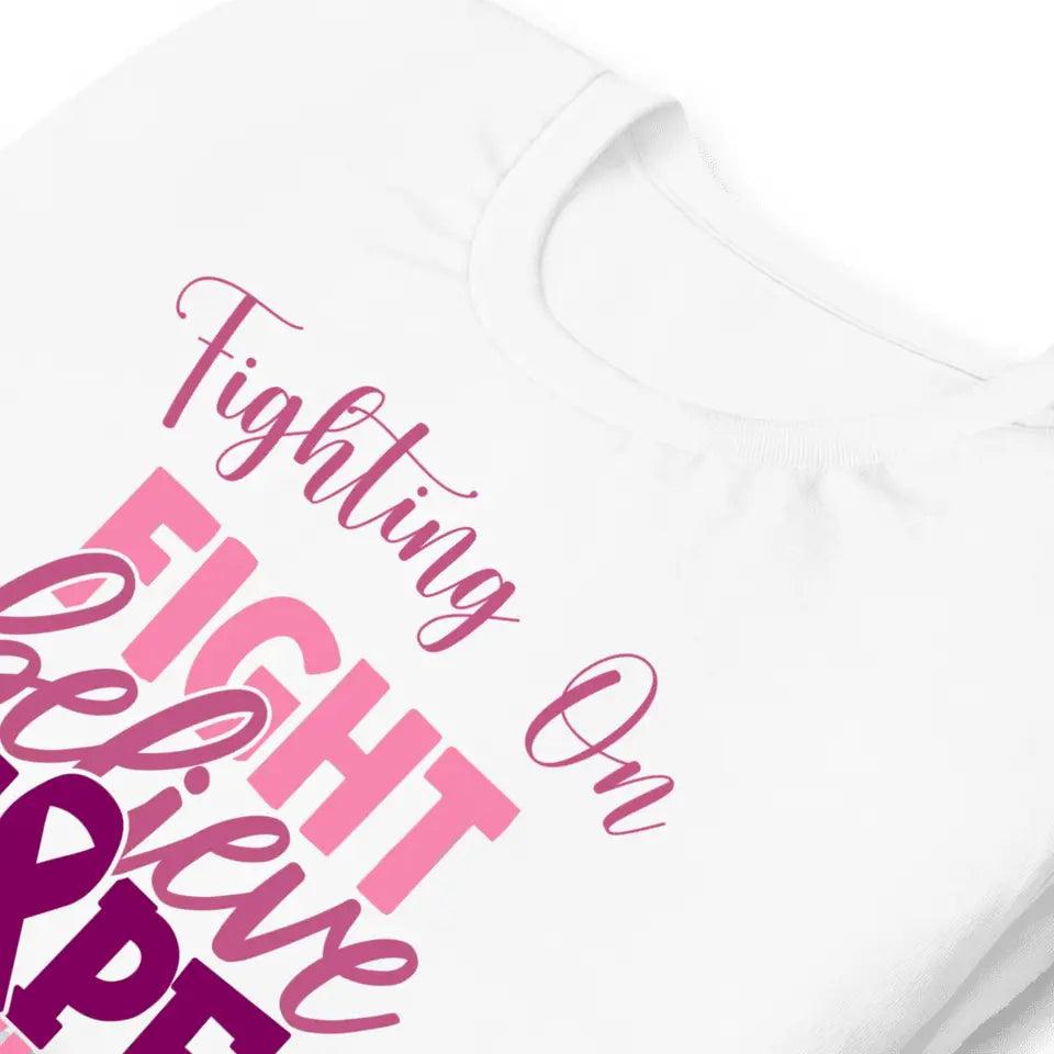 Custom Pink Cancer Awareness T-Shirt - ART-TSH064 - ARTFULANE