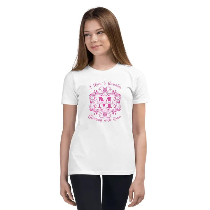 Custom Swirls Split Letter Monogram T-Shirt - ART-TSH069 - ARTFULANE