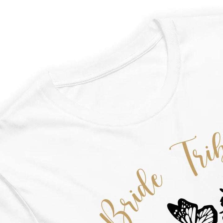 Custom Serif Initial with Flowers & Butterflies T-Shirt - ART-TSH072 - ARTFULANE