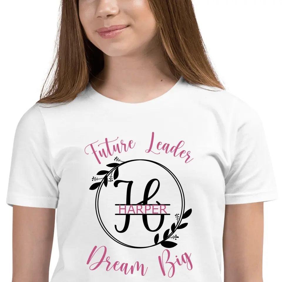 Custom Split Letter Monogram T-Shirt - ART-TSH076 - ARTFULANE