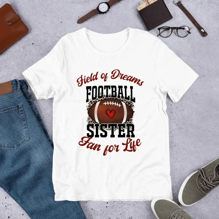 Custom Love Football Family T-Shirt - ART-TSH087 - ARTFULANE