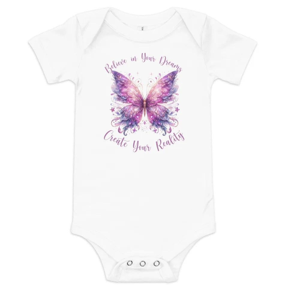 Custom Beautiful Glitter Print Butterflies T-Shirt - ART-TSH031 - ARTFULANE