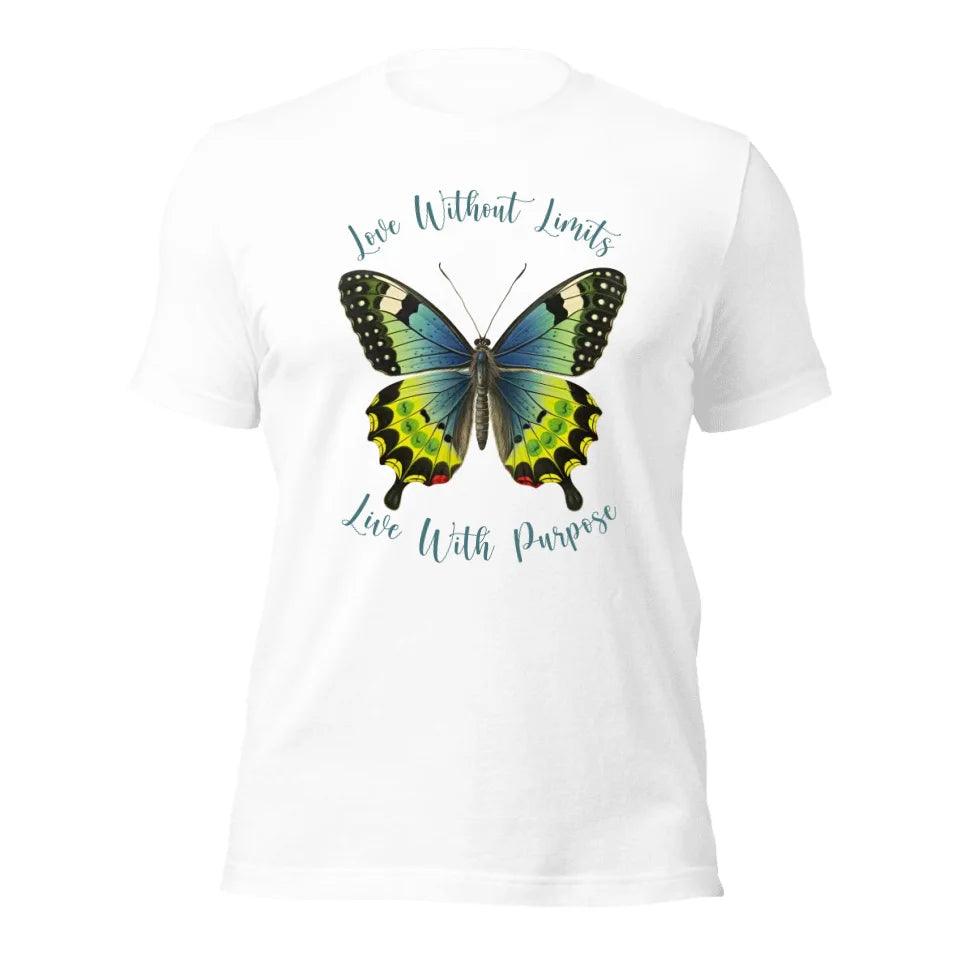 Custom Vintage Green Butterflies T-Shirt - ART-TSH032 - ARTFULANE