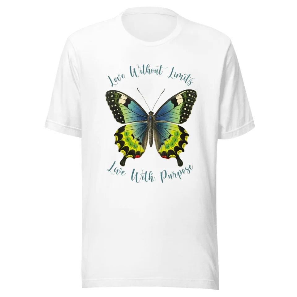 Custom Vintage Green Butterflies T-Shirt - ART-TSH032 - ARTFULANE