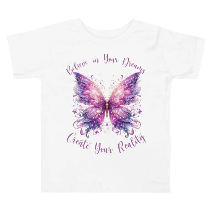 Custom Beautiful Glitter Print Butterflies T-Shirt - ART-TSH031 - ARTFULANE