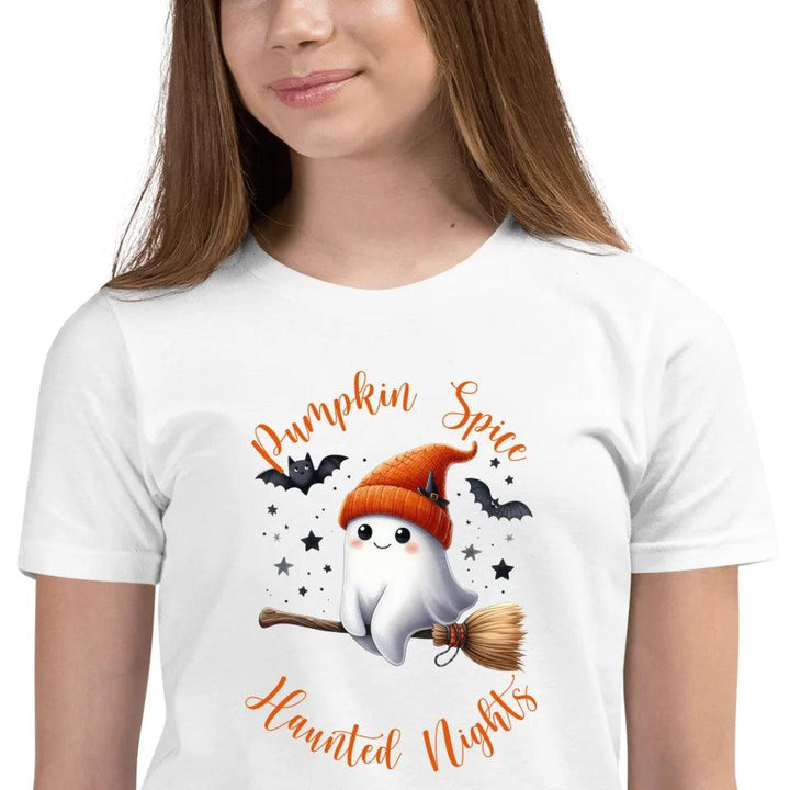 Custom Cute Retro Halloween Ghosts T-Shirt - ART-TSH053 - ARTFULANE