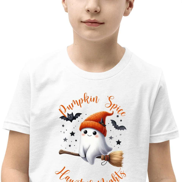 Custom Cute Retro Halloween Ghosts T-Shirt - ART-TSH053 - ARTFULANE