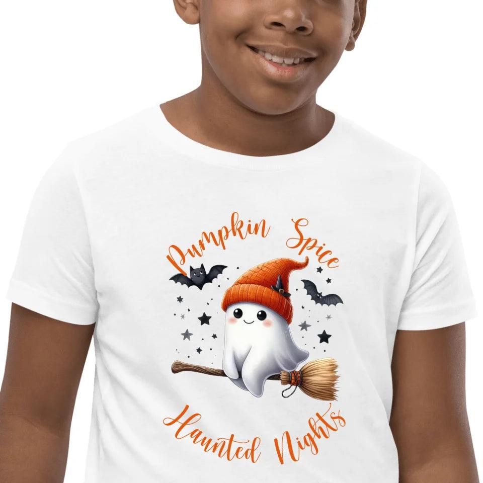 Custom Cute Retro Halloween Ghosts T-Shirt - ART-TSH053 - ARTFULANE