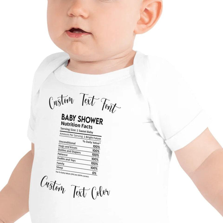 Custom Occasions Nutrition Facts T-Shirt - ART-TSH062 - ARTFULANE