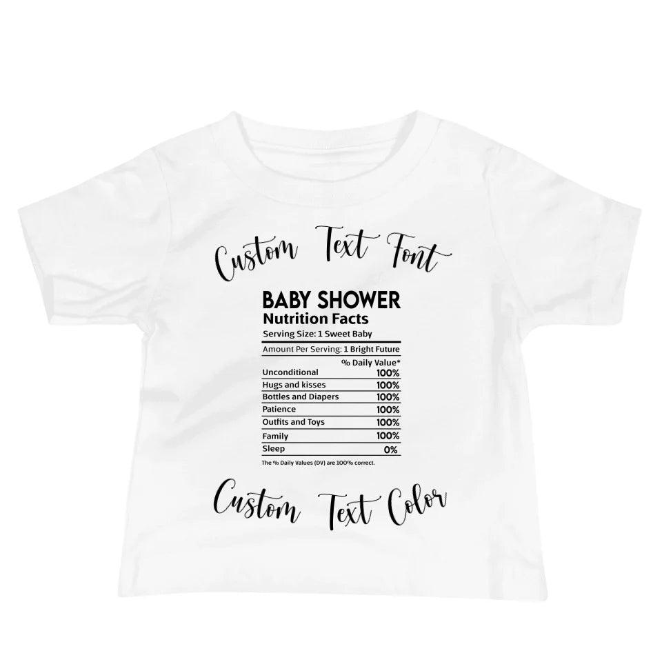 Custom Occasions Nutrition Facts T-Shirt - ART-TSH062 - ARTFULANE