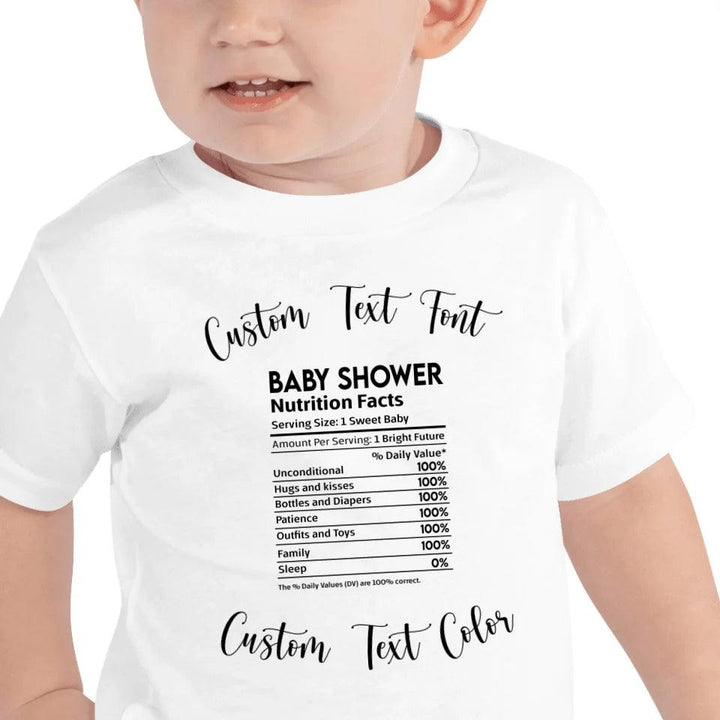 Custom Occasions Nutrition Facts T-Shirt - ART-TSH062 - ARTFULANE