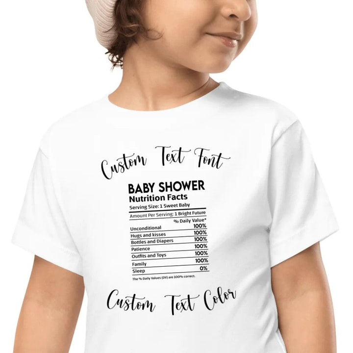 Custom Occasions Nutrition Facts T-Shirt - ART-TSH062 - ARTFULANE