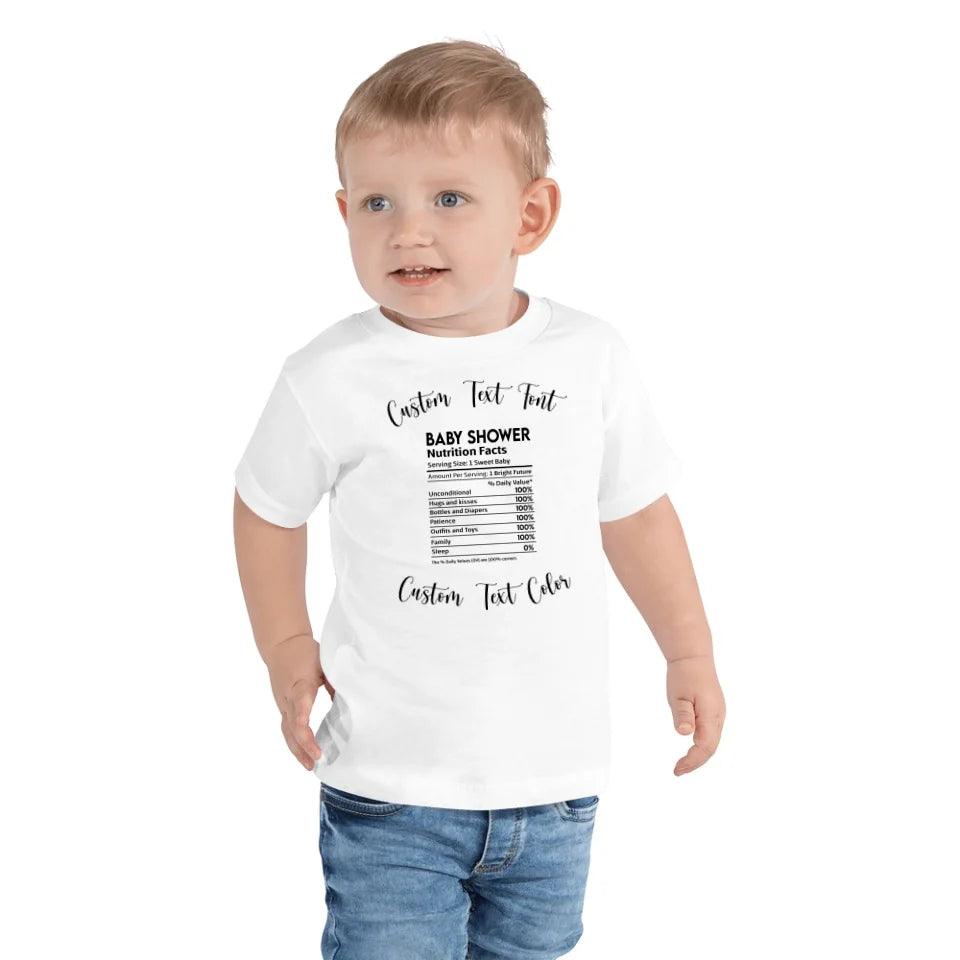 Custom Occasions Nutrition Facts T-Shirt - ART-TSH062 - ARTFULANE