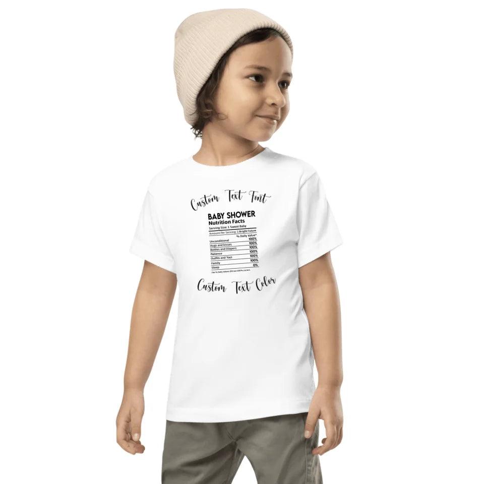 Custom Occasions Nutrition Facts T-Shirt - ART-TSH062 - ARTFULANE