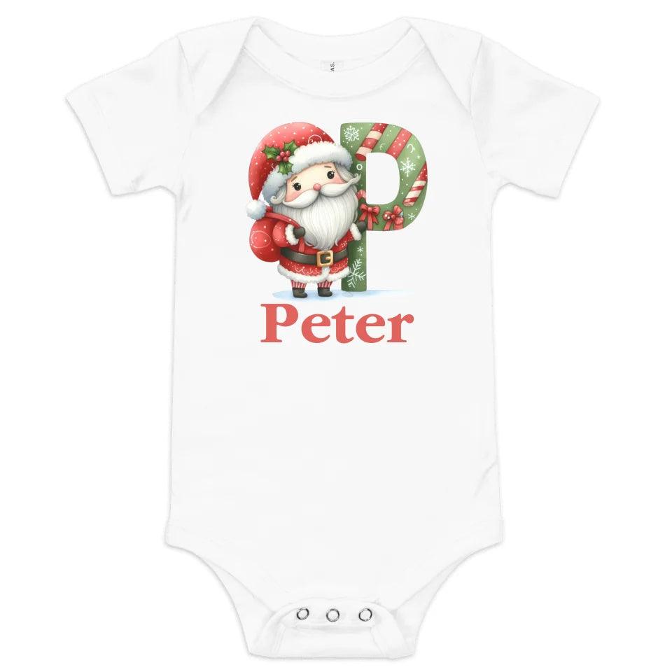 Custom Christmas Santa Alphabet T-Shirt – ART-TSH011 - ARTFULANE