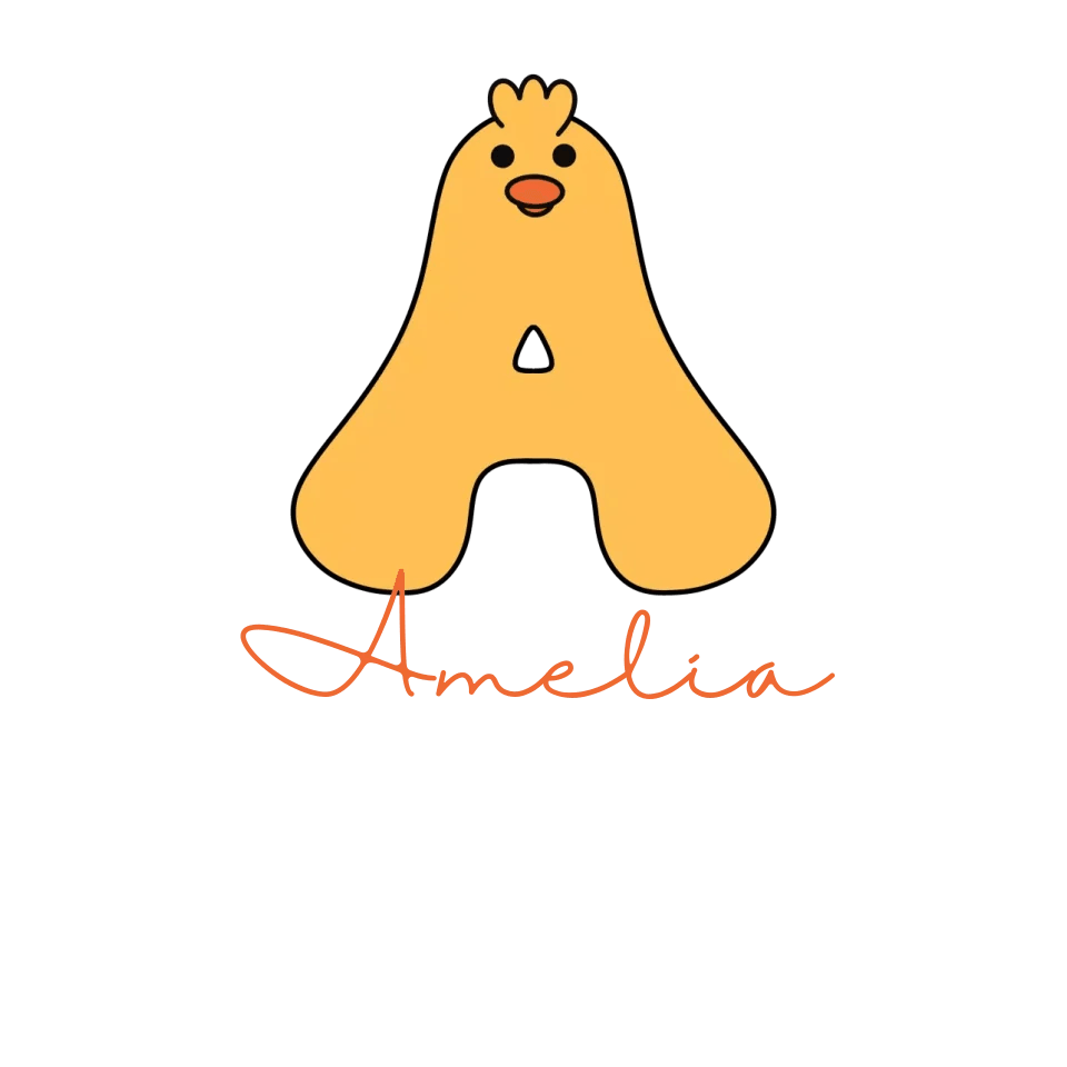 Custom Yellow Duck Alphabet T-Shirt – ART-TSH020 - ARTFULANE