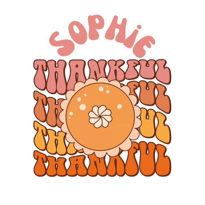 Custom Thanksgiving Fall Retro T-Shirt – ART-TSH022 - ARTFULANE