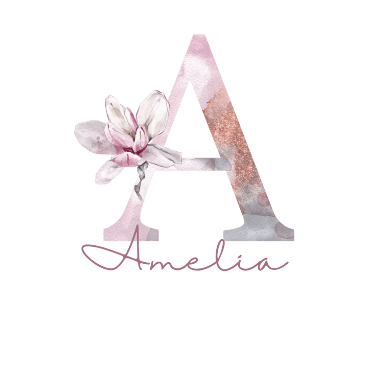 Custom Elegant Leaves Alphabet T-Shirt – ART-TSH009 - ARTFULANE