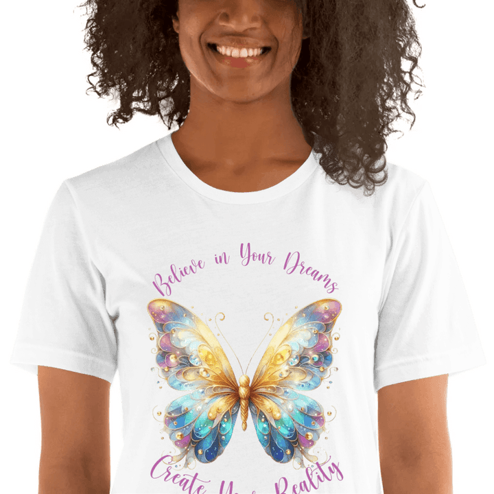 Custom Magic Butterflies T-Shirt - ART-TSH038 - ARTFULANE