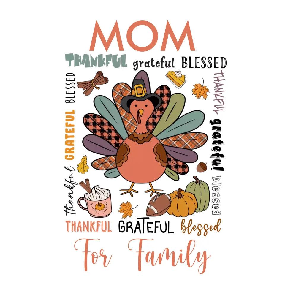 Custom Thanksgiving Themed T-Shirt - ART-TSH039 - ARTFULANE