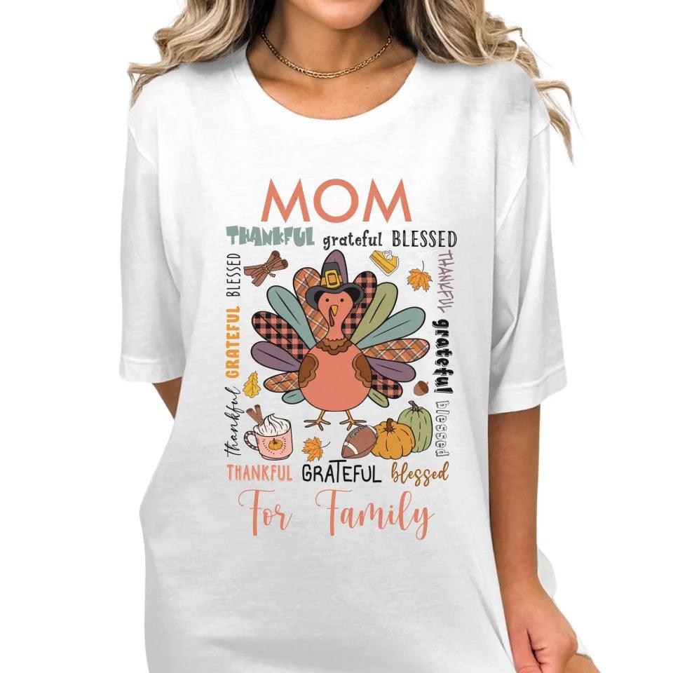 Custom Thanksgiving Themed T-Shirt - ART-TSH039 - ARTFULANE