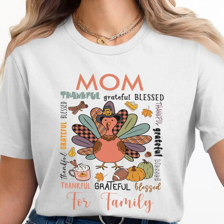 Custom Thanksgiving Themed T-Shirt - ART-TSH039 - ARTFULANE