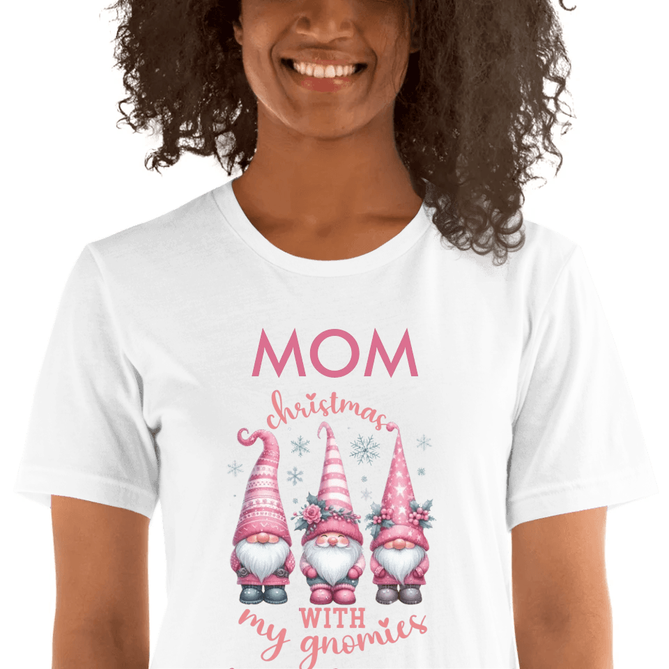 Custom Pink Christmas T-Shirt - ART-TSH042 - ARTFULANE