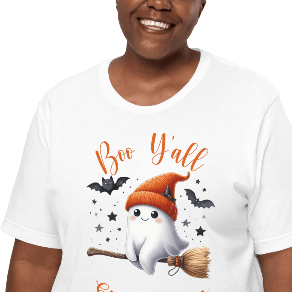 Custom Cute Retro Halloween Ghosts T-Shirt - ART-TSH053 - ARTFULANE