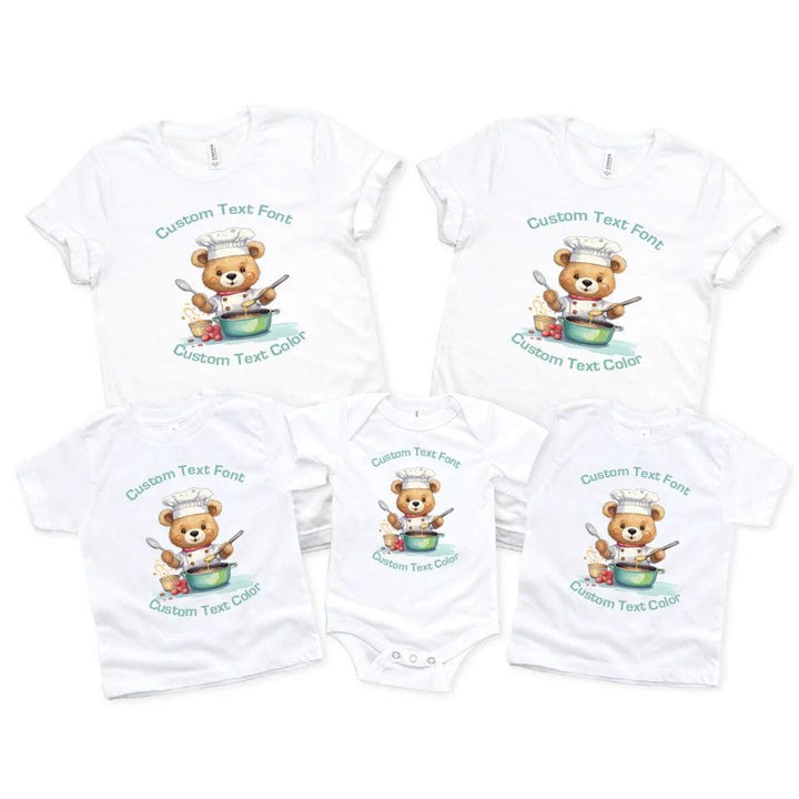 Custom Cute Teddy Bear Professions T-Shirt - ART-TSH058 - ARTFULANE