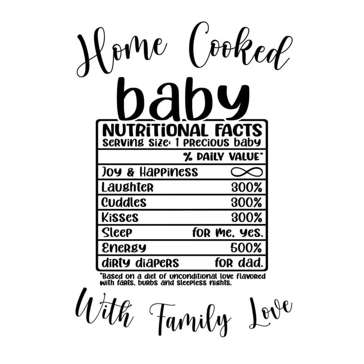 Custom Family Nutrition Facts T-Shirt - ART-TSH060 - ARTFULANE