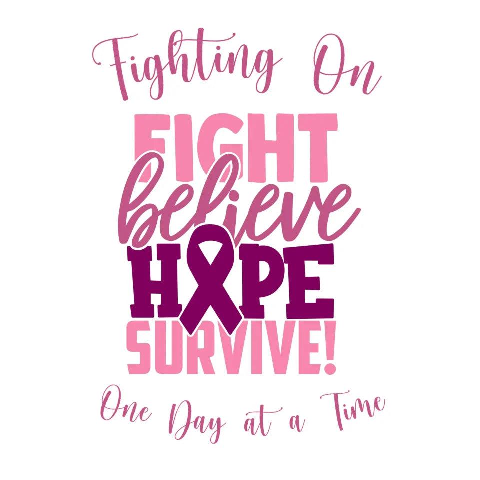 Custom Pink Cancer Awareness T-Shirt - ART-TSH064 - ARTFULANE