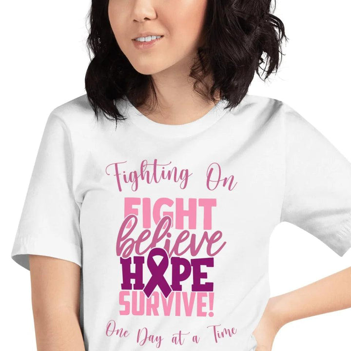 Custom Pink Cancer Awareness T-Shirt - ART-TSH064 - ARTFULANE