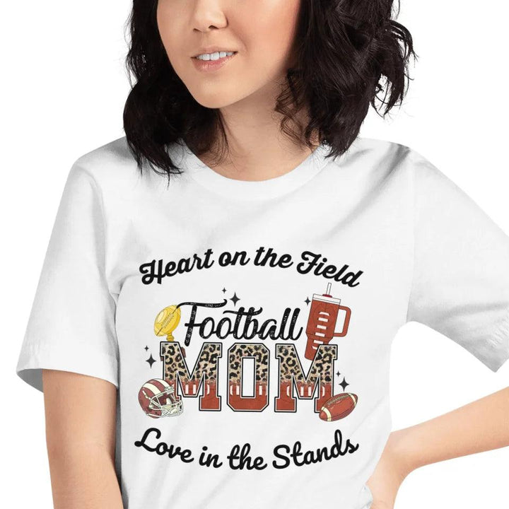 Custom Colorful Sport Mom T-Shirt - ART-TSH083 - ARTFULANE