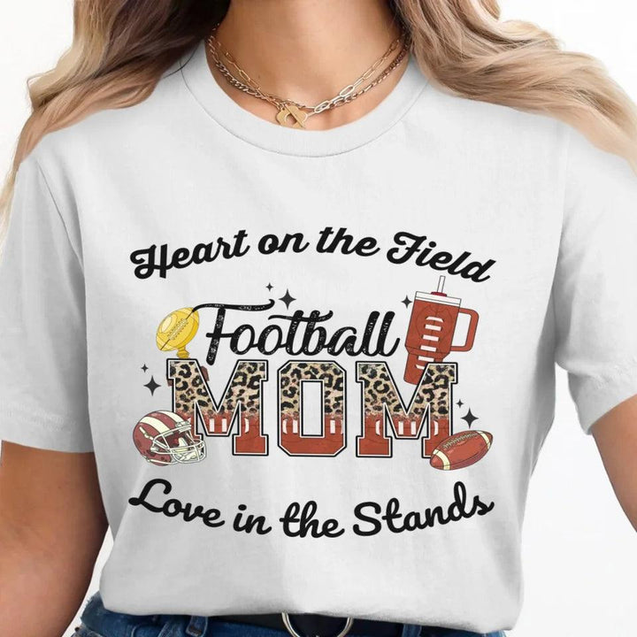 Custom Colorful Sport Mom T-Shirt - ART-TSH083 - ARTFULANE