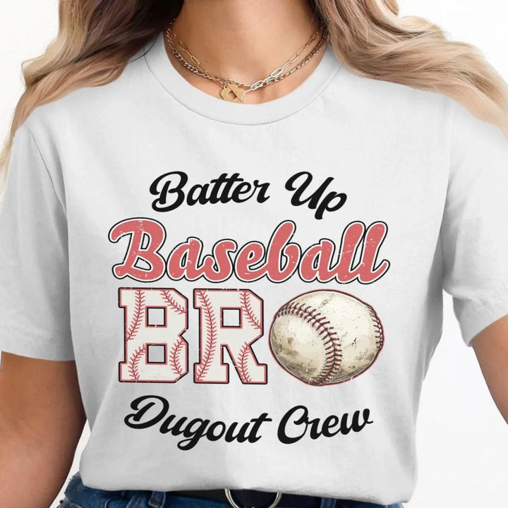 Custom Retro Baseball Family T-Shirt - ART-TSH084 - ARTFULANE