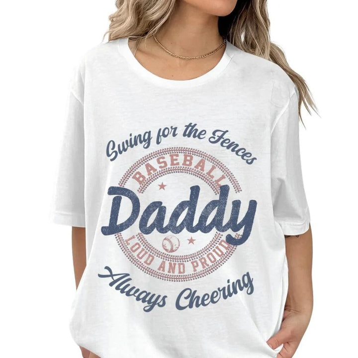 Custom Vintage Baseball Family T-Shirt - ART-TSH085 - ARTFULANE