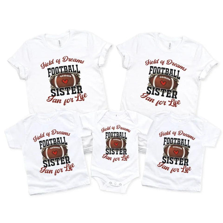 Custom Love Football Family T-Shirt - ART-TSH087 - ARTFULANE