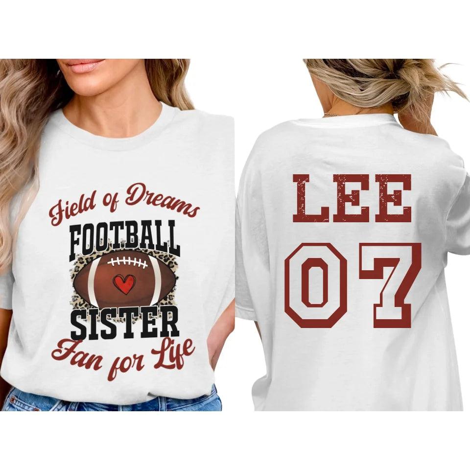 Custom Love Football Family T-Shirt - ART-TSH087 - ARTFULANE