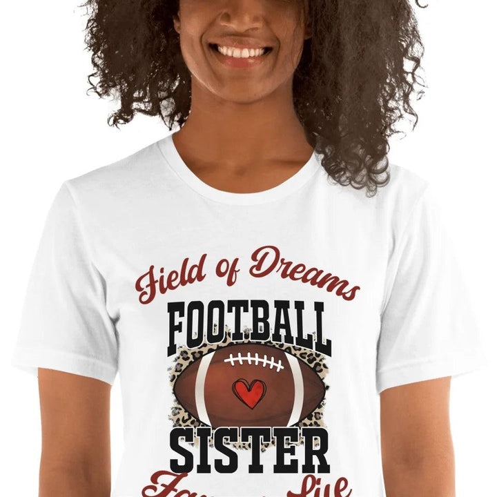 Custom Love Football Family T-Shirt - ART-TSH087 - ARTFULANE