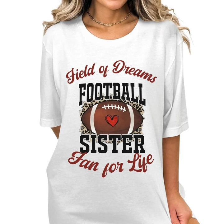 Custom Love Football Family T-Shirt - ART-TSH087 - ARTFULANE