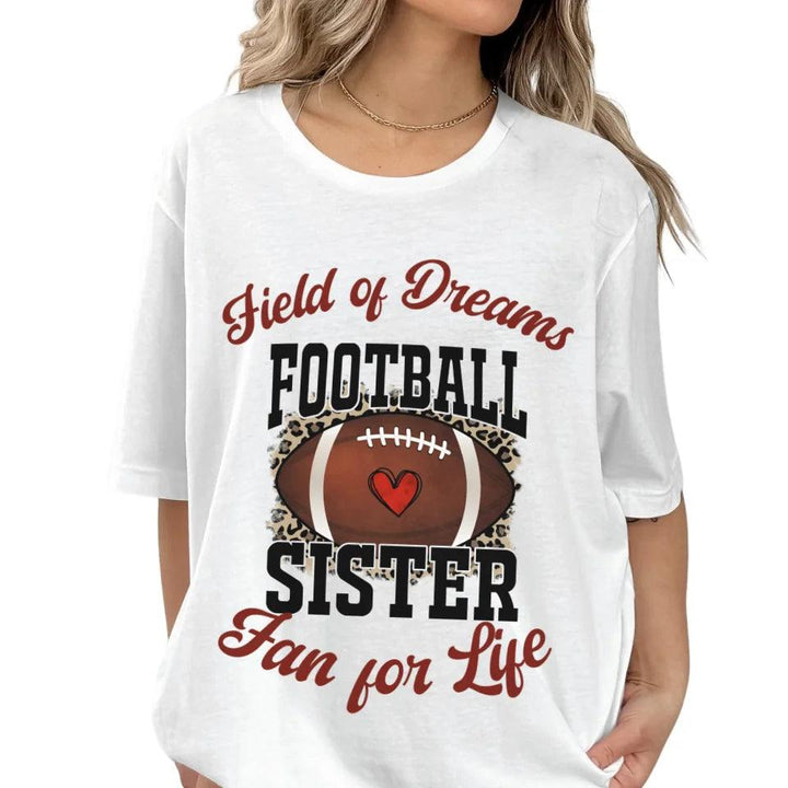 Custom Love Football Family T-Shirt - ART-TSH087 - ARTFULANE