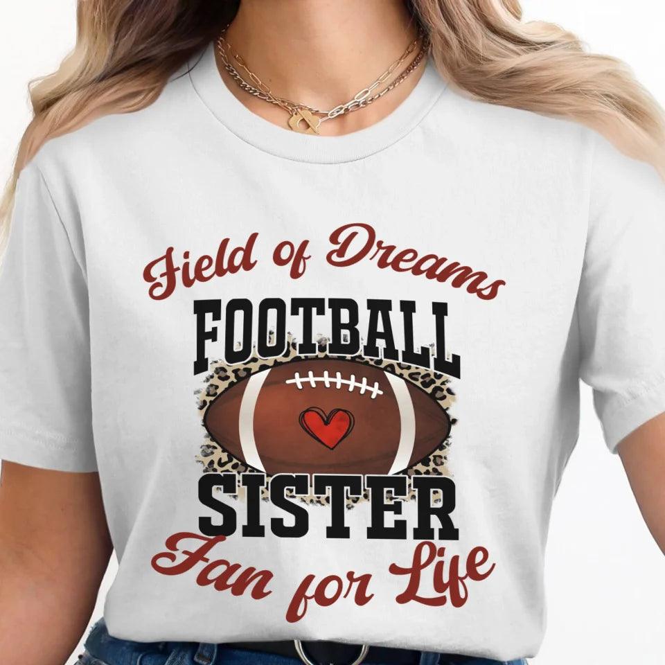 Custom Love Football Family T-Shirt - ART-TSH087 - ARTFULANE