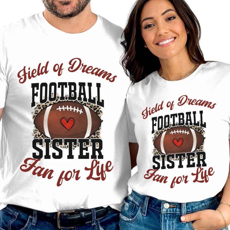 Custom Love Football Family T-Shirt - ART-TSH087 - ARTFULANE