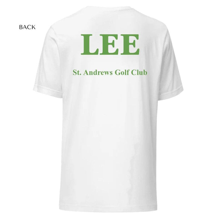 Custom Split Golf Design Monogram T-Shirt - ART-TSH094 - ARTFULANE