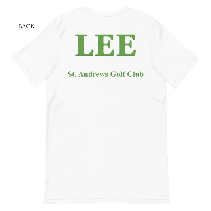 Custom Split Golf Design Monogram T-Shirt - ART-TSH094 - ARTFULANE