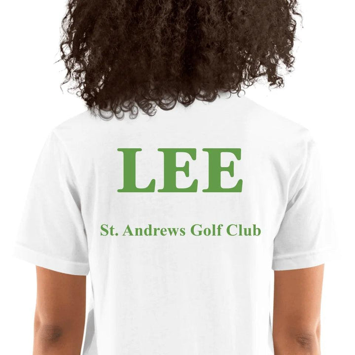 Custom Split Golf Design Monogram T-Shirt - ART-TSH094 - ARTFULANE