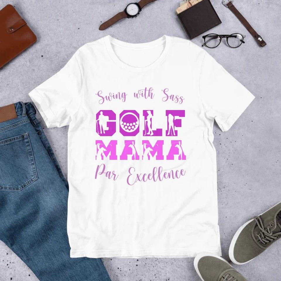 Custom Golf Lady Icon Font T-Shirt - ART-TSH095 - ARTFULANE