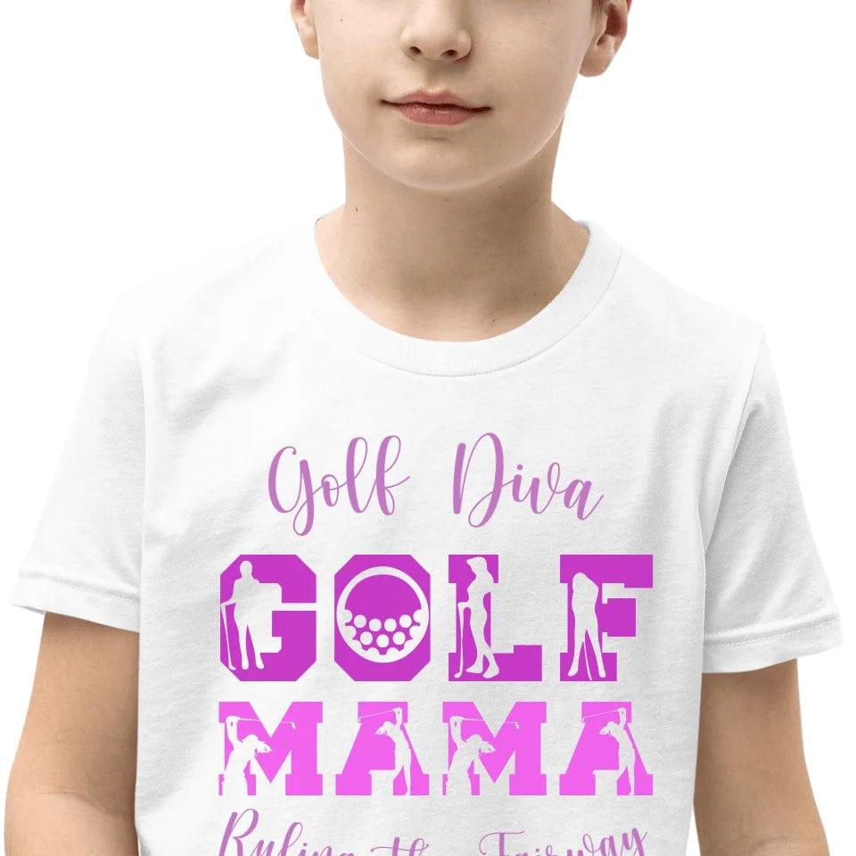 Custom Golf Lady Icon Font T-Shirt - ART-TSH095 - ARTFULANE